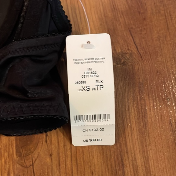 Bebe Festival Beaded Bralette Lace XS - Picture 6 of 6